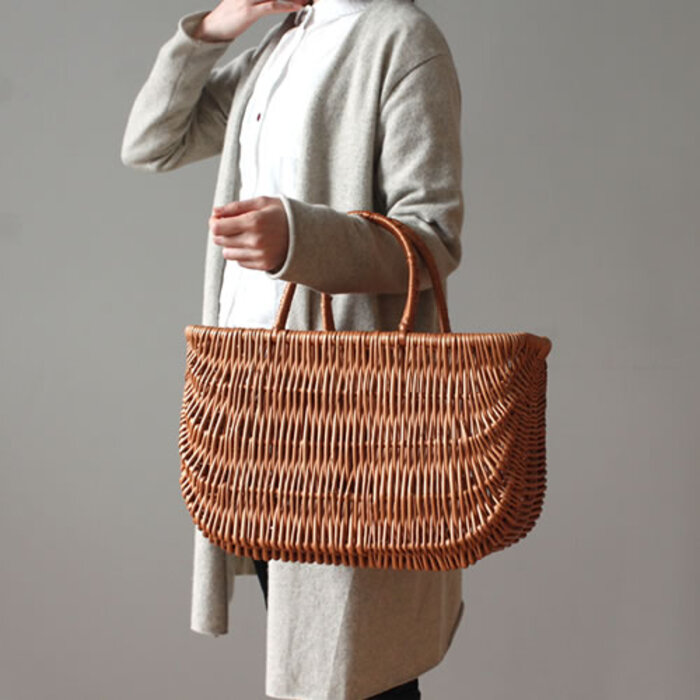 インテリアにお出かけに。いつでも便利な【市場かご】のある暮らし