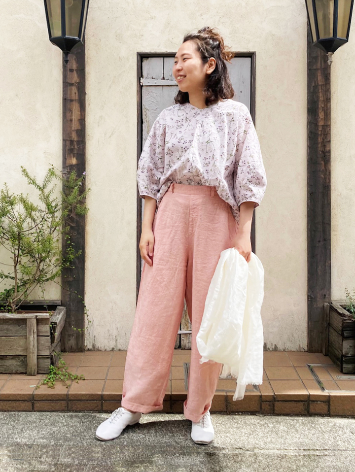 nest Robe - nest Robe リネン2WAYブラウス リネン2way T