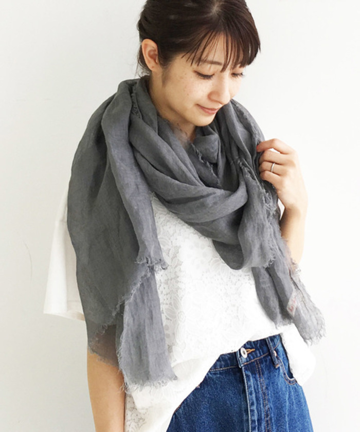 さっと羽織れて持ち運びやすい♪冷房対策には、さらり