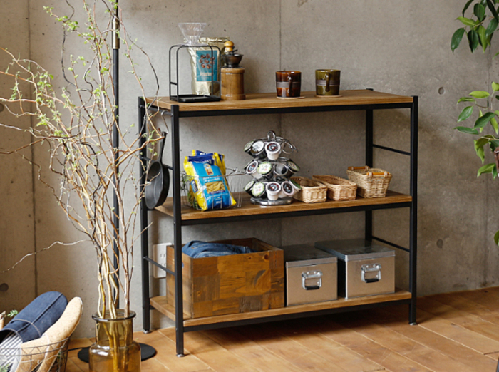 大塚家具 ガラス棚 ディスプレイラック モダンデザイン 飾り棚 大塚