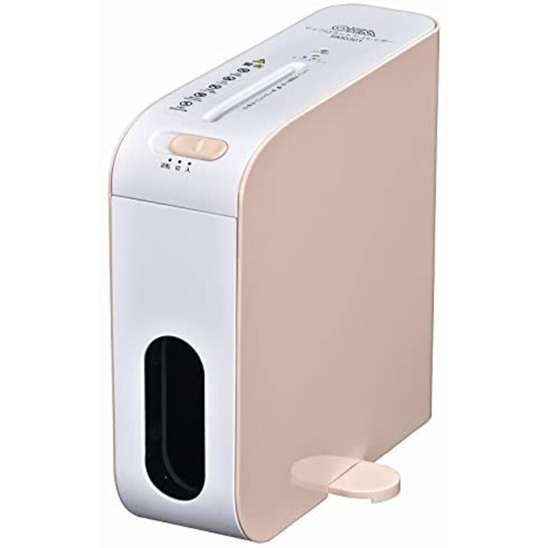 オーム電機 卓上スリムシュレッダー(ペールオレンジ) 5,115円~(税込)