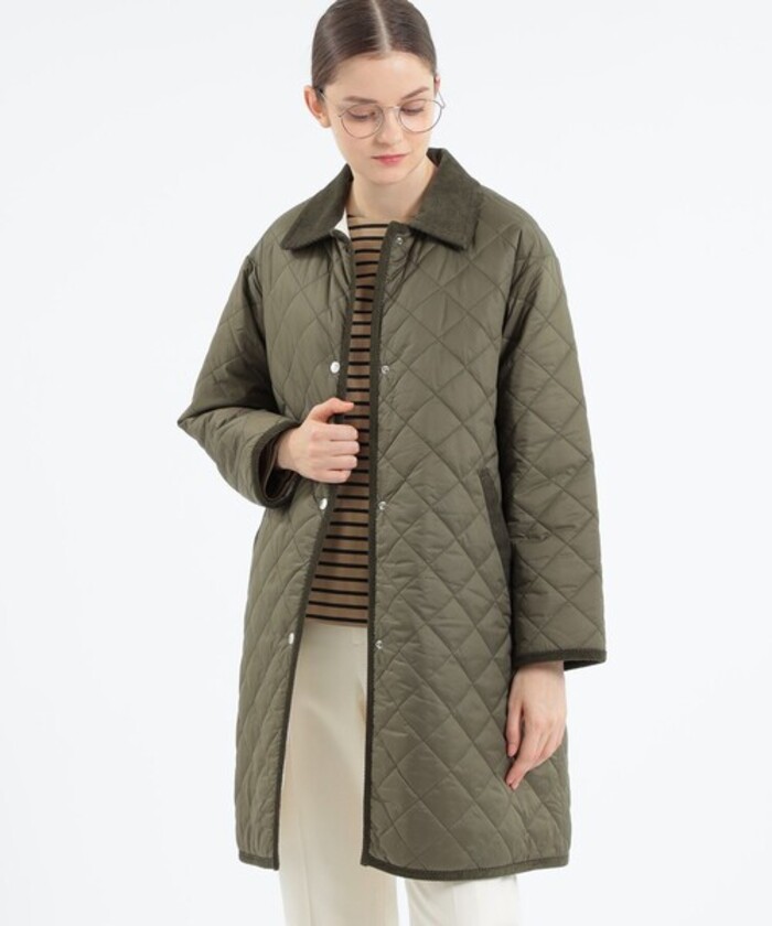 マッキントッシュフィロソフィー ファー付 キルティングコート X3716 