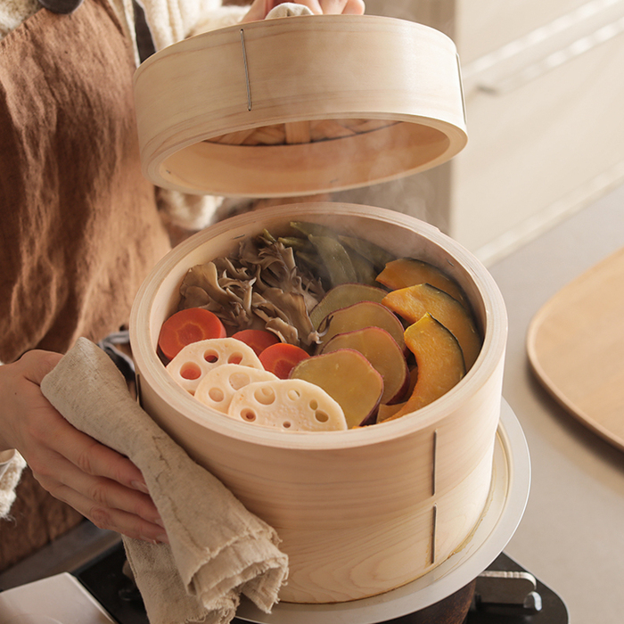 照宝　杉製　蒸篭セット 30cm フライパン付 照宝 杉製 蒸篭セット 30cm フライパン付