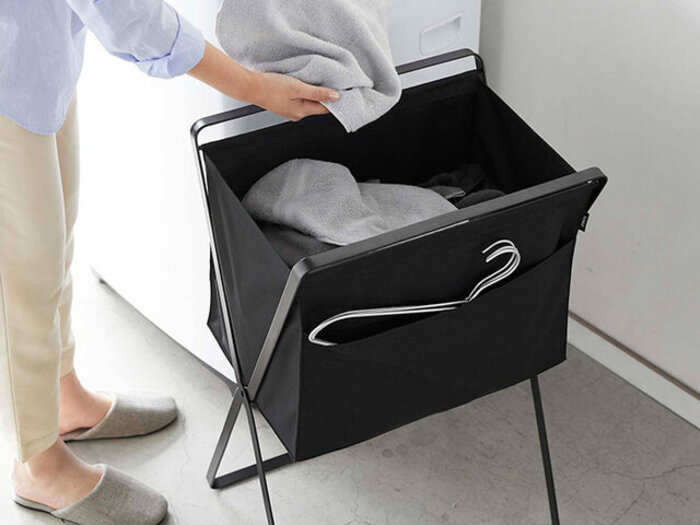 洗濯カゴ様 山崎実業 tower/タワー ] ランドリーバスケット 45L (洗濯かご