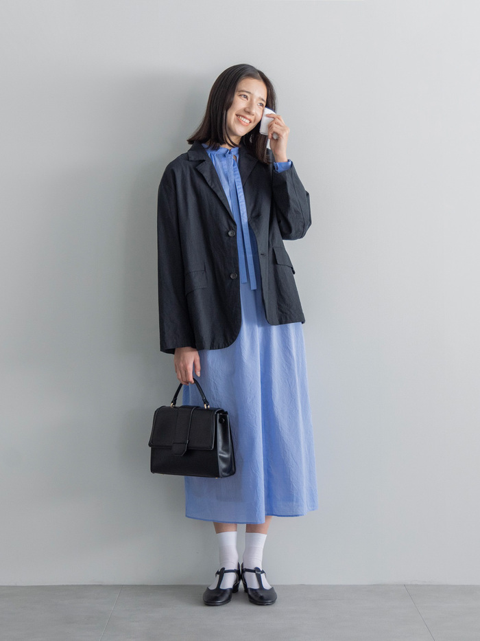 青のワンピース 青ワンピース」の人気ファッションコーディネート - WEAR