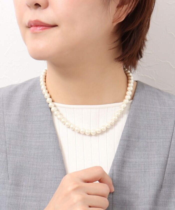 ナチュラルで軽い「コットンパール」ネックレス＆アクセサリーで上品に  
