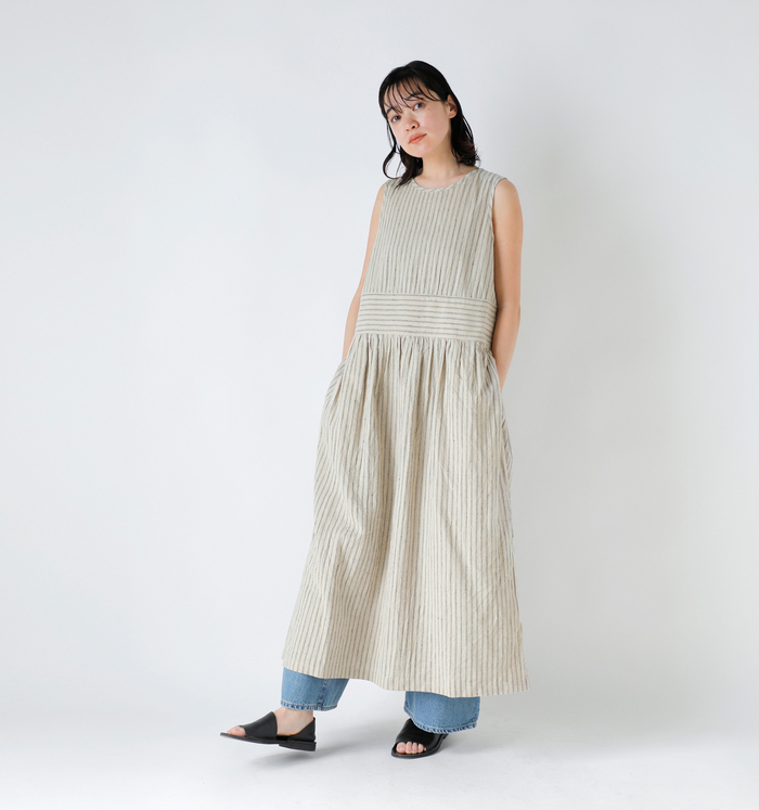 体型のお悩みパーツ別！細見え「リネンワンピース」 | キナリノ