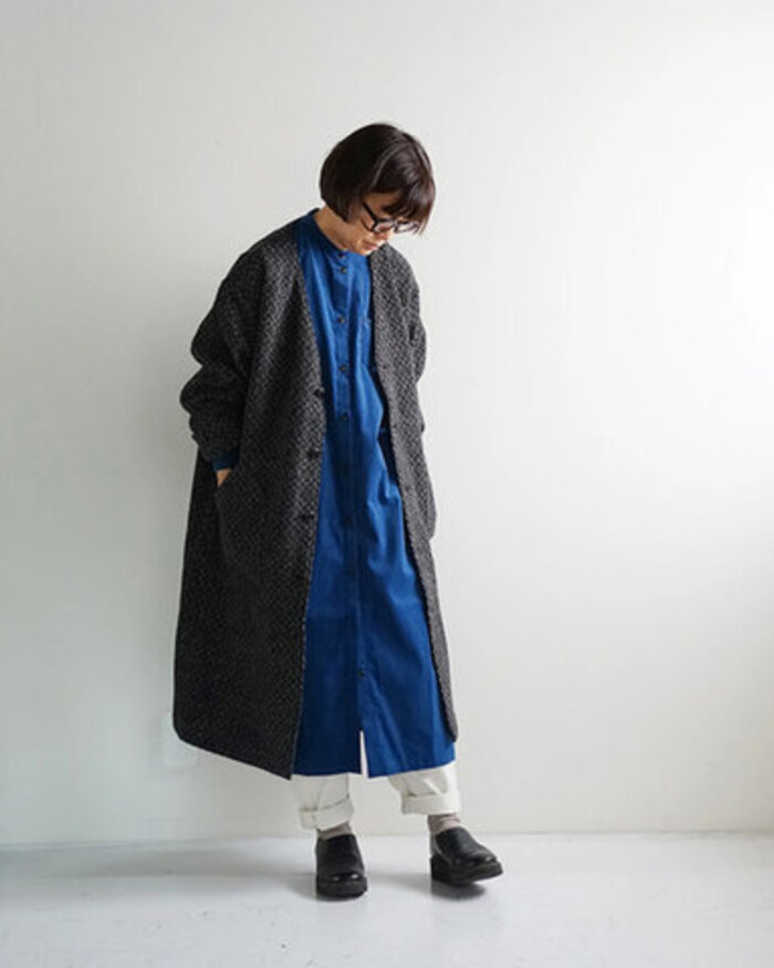 ハンドメイドおしゃれ大人可愛いワンピース　春先コーデュロイ コーデュロイワンピースでつくる大人の秋冬コーデ | キナリノ