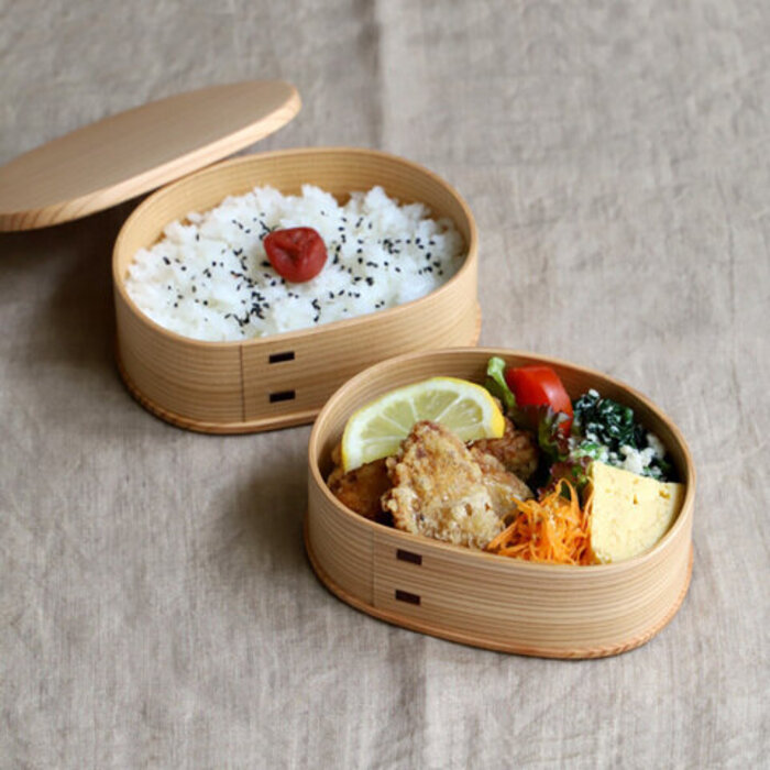 ふるさと納税 秋田県 大館市 675P6001 ももやま お櫃 ふるさと納税曲げわっぱ ももやま お櫃 3合 無塗装 日本