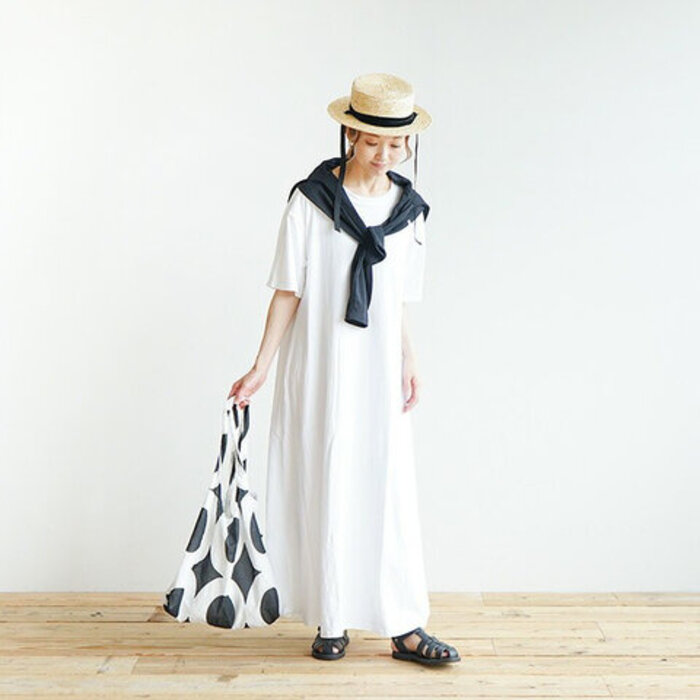 ワンピース Tシャツ 白 絡繰魂 × ONE PIECE ワンピース ニカ ギア5 刺繍Tシャツ WHT | ABLE