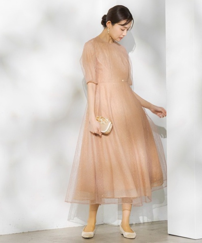 evelyn リボンボレロ ワンピース ブラウン 11/9〆【即日発送】 清楚系