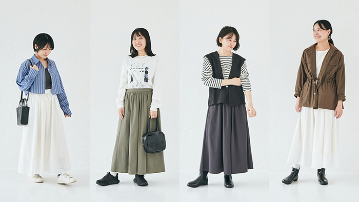 想いをまとう、わたしのおしゃれ。
#01フレアスカート|knrn.