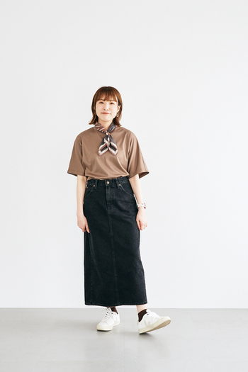 【ただいま試着中！】knrn.の「毎日のおともTシャツ」を身長別のスタッフがレビュー