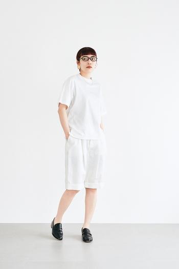 【ただいま試着中！】knrn.の「毎日のおともTシャツ」を身長別のスタッフがレビュー