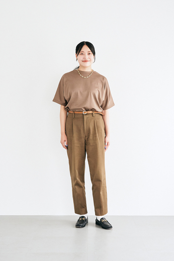 【ただいま試着中！】knrn.の「毎日のおともTシャツ」を身長別のスタッフがレビュー