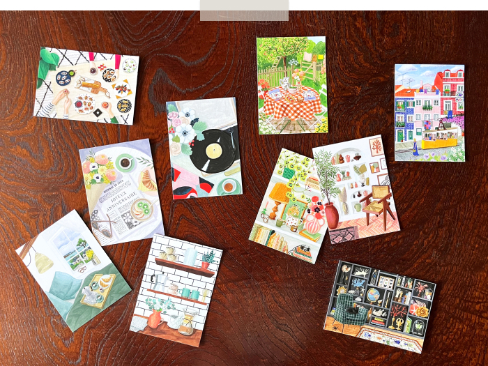 手紙は贈りもの。フランスから届いたポストカードの話 ―ama 大田愛さん