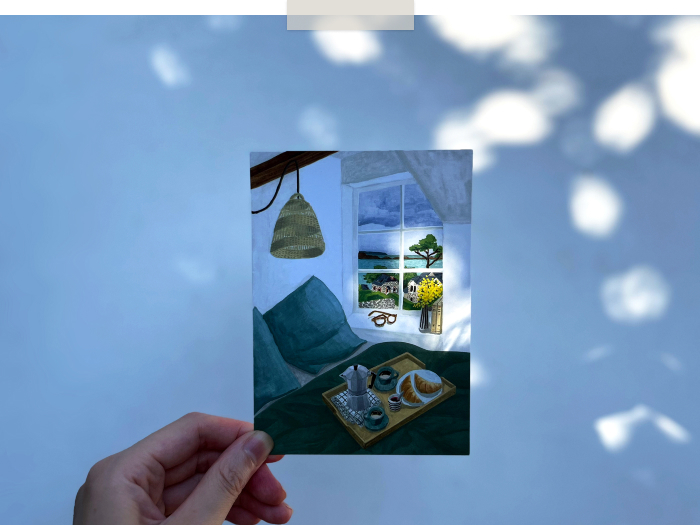 手紙は贈りもの。フランスから届いたポストカードの話 ―ama 大田愛さん