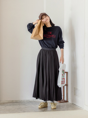 秋の新作で夏ファッションのマンネリを乗り越える!残暑の着回し-1-