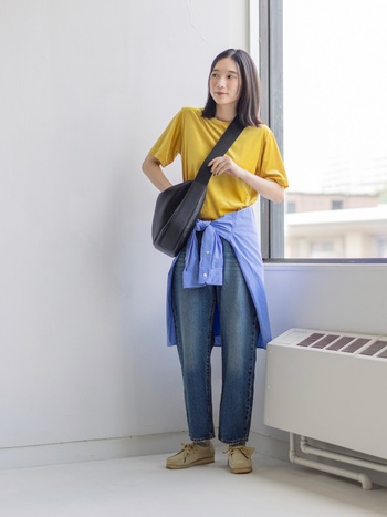 秋の新作で夏ファッションのマンネリを乗り越える!残暑の着回し-1-