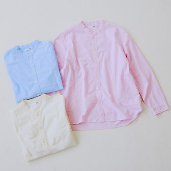 （左上から時計回り）サックス、シアーピンク、バターイエローの3色展開