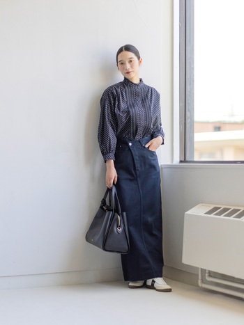 秋の新作で夏ファッションのマンネリを乗り越える！残暑の着回し-2-