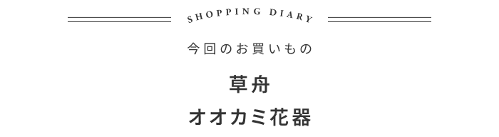 オオカミの花器と、我が家のガーデニング話 ―イロドリ 迫口摩季さん