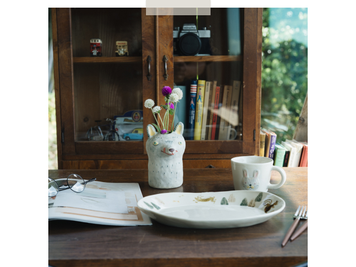 オオカミの花器と、我が家のガーデニング話 ―イロドリ 迫口摩季さん