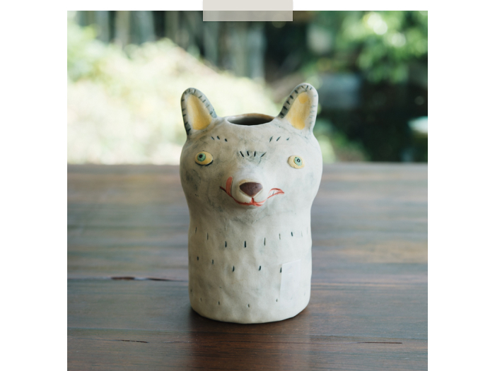 オオカミの花器と、我が家のガーデニング話 ―イロドリ 迫口摩季さん