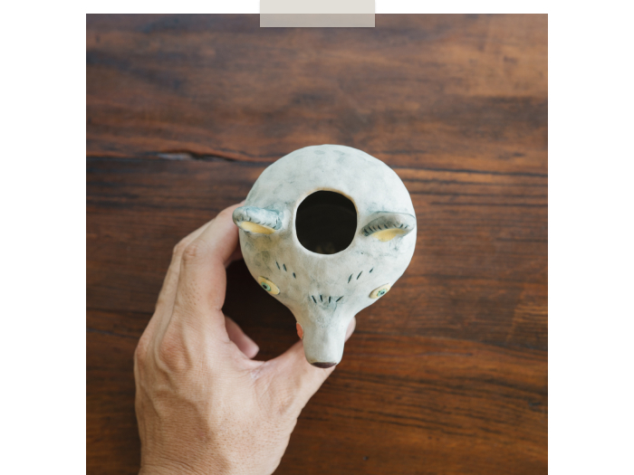 オオカミの花器と、我が家のガーデニング話 ―イロドリ 迫口摩季さん