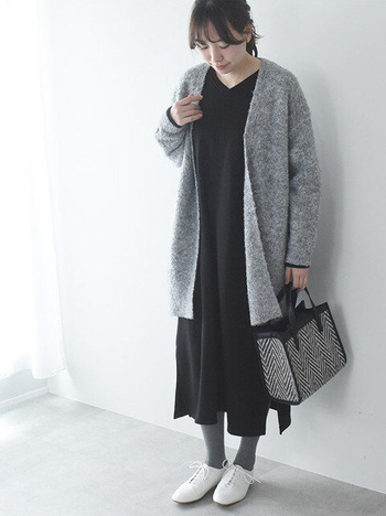 ■着丈：115cm
■モデル身長：165cm