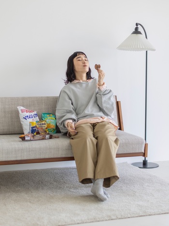 レイヤードに活躍するベーシックアイテムに注目!秋の着回し -2-