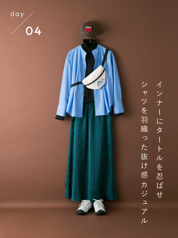 【5items 7days】大人のおしゃれは賢くたのしく!knrn.の着回しコーデ