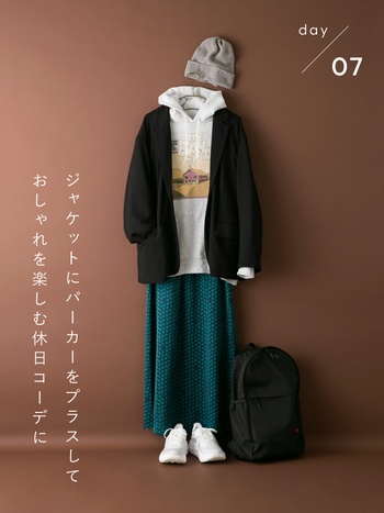 【5items 7days】大人のおしゃれは賢くたのしく!knrn.の着回しコーデ