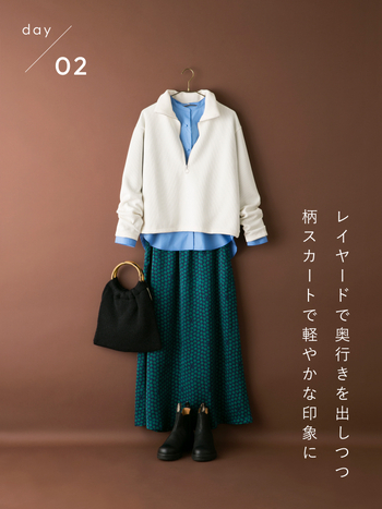 【5items 7days】大人のおしゃれは賢くたのしく!knrn.の着回しコーデ