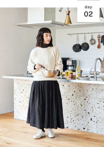 ジャケットやニットの本領発揮!初冬の着回し -1-