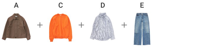 ジャケットやニットの本領発揮！初冬の着回し -2-