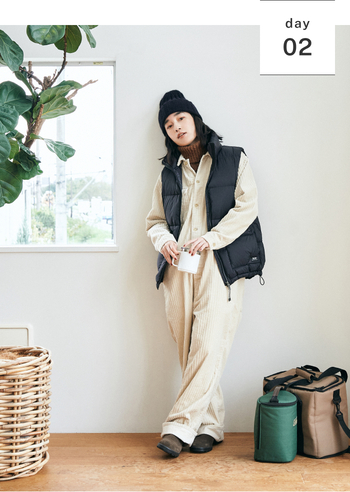 ジャケットやニットの本領発揮！初冬の着回し -2-