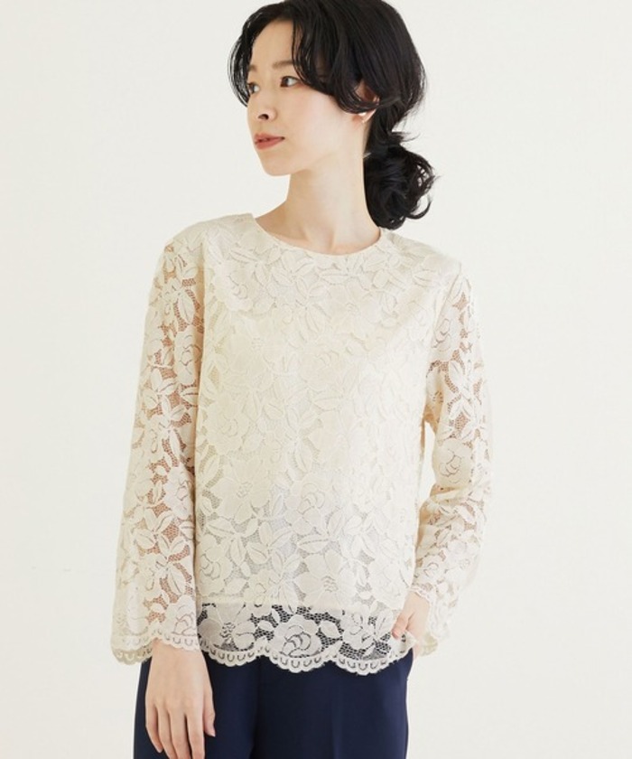 繊細で上品な「レースブラウス」ナチュラルからフォーマルまでおすすめ