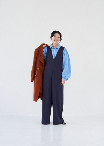 ネイビー・Lサイズ着用