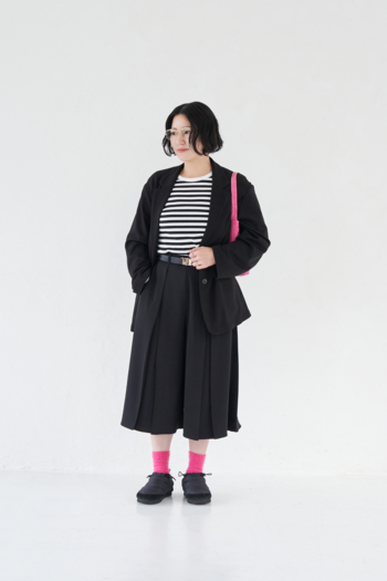 ブラック・フリーサイズ着用