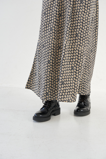 身長別で比べる！knrn.『シルクライクスカート』の着こなしレビュー