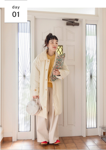 華やかさも、きちんと感も押さえたい！イベント盛りだくさんの冬の着回し -1-