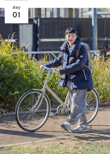 見た目のバランスも、寒さ対策も◎。重ね着で楽しむ冬の着回し -2-