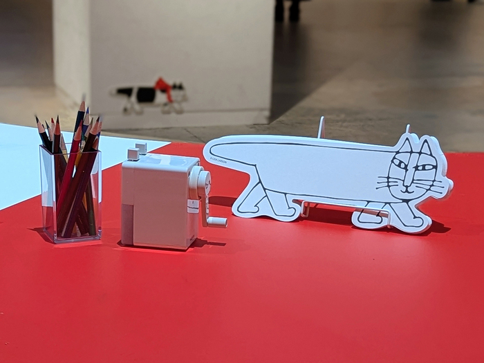 スケッチ体験とマイキーのぬり絵は毎日開催しています