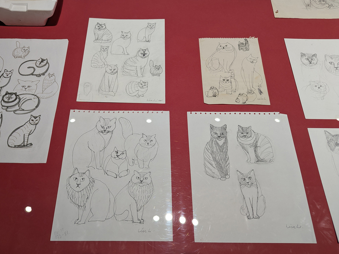 リサ・ラーソンの猫のスケッチ