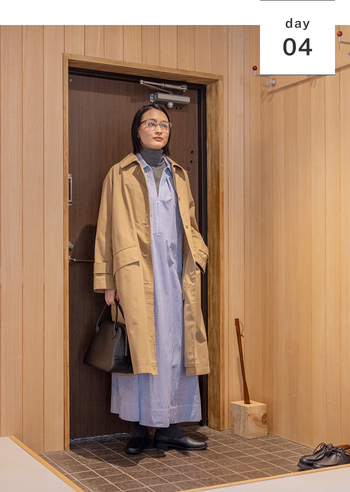 冬から春へ。季節の変わり目をおしゃれに楽しむ着回し -2-