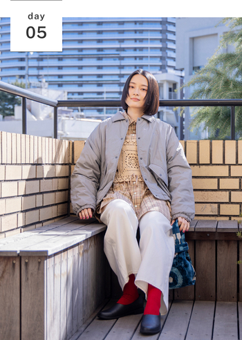 冬から春へ。季節の変わり目をおしゃれに楽しむ着回し -2-