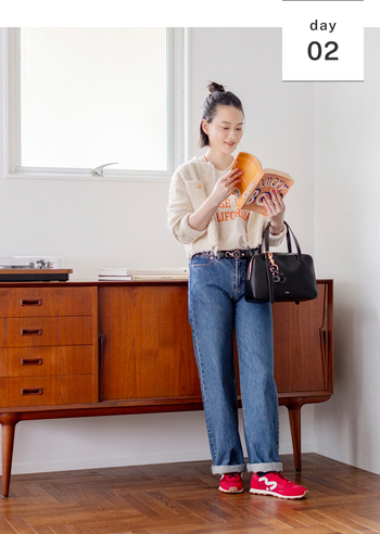 レイヤード&アレンジがいちばん楽しい季節♪ 春の着回し -1-