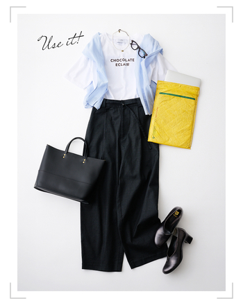 刺しゅう、プリント「ユニークTシャツ」で 楽しむ♪シーン別スタイル