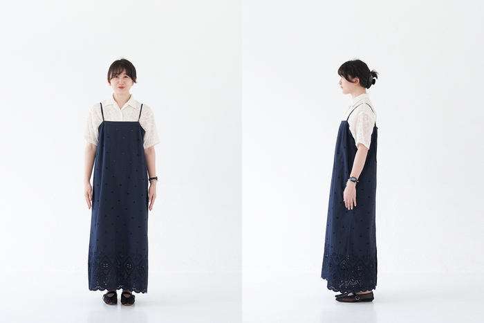 大人の甘さがちょうどいい！身長別で見る「キャミワンピ」の試着レビュー